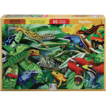 A4 "Reptiles" 50 Piece Wooden Puzzle  A4 "Reptiles" 50 Piece Wooden Puzzle